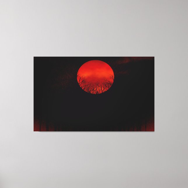 Moon Night Canvas Print (Front)