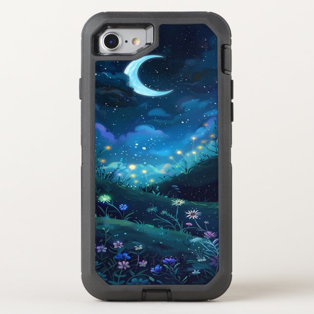 moon night otterbox iPhone case (Back)