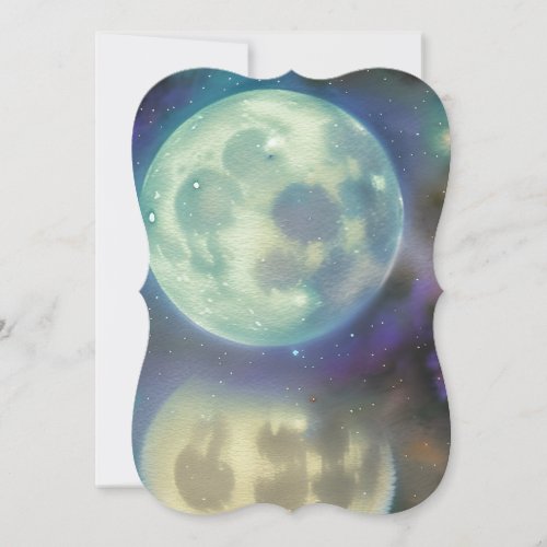 Moon Note Card