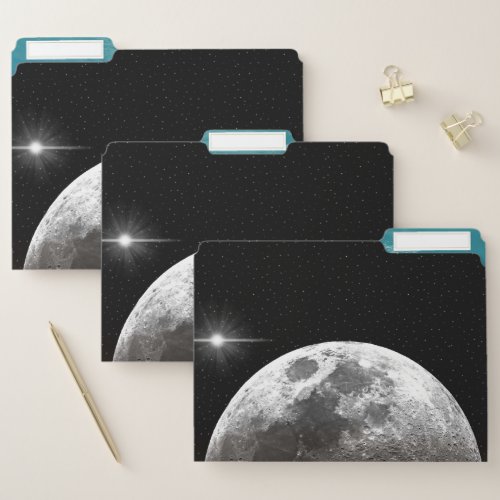 Moon Ocean File Folder