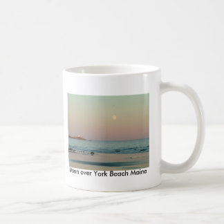 Moon Ocean Nubble Light 2007 197, Moon over Yor... Coffee Mug