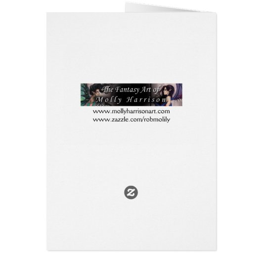 Moon of Winter Mystical Fairy Fantasy Art (Back)