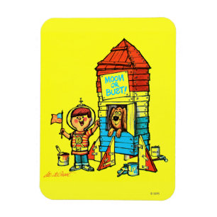 Moon or Bust! Magnet