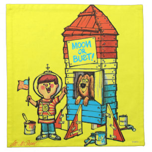 Moon or Bust! Napkin