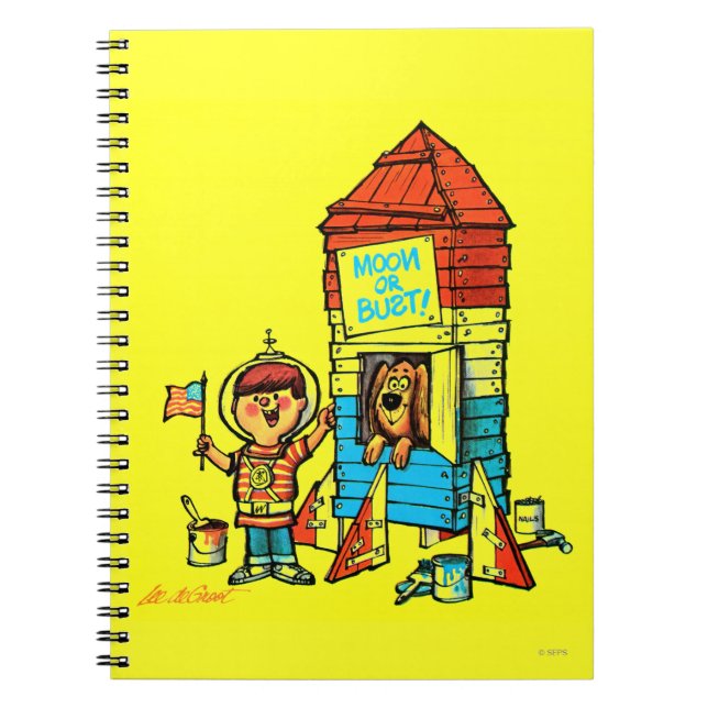 Moon or Bust! Notebook (Front)