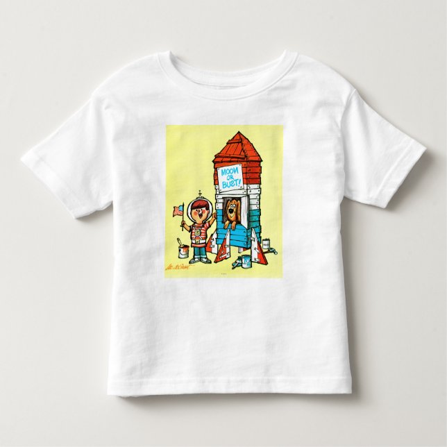 Moon or Bust! Toddler T-shirt (Front)