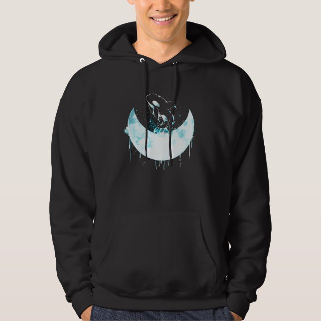 Moon Orca Hoodie (Front)