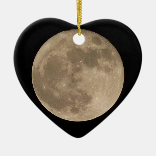 Moon Ornament Full Moon Decoration Lunar Gifts (Front)