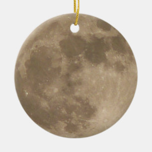 Moon Ornament Personalized Full Moon Decoration