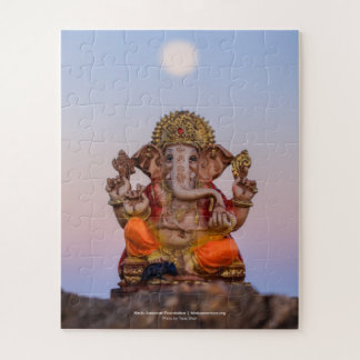 Moon Over Ganeshji, 16x20 Jigsaw Puzzle 2
