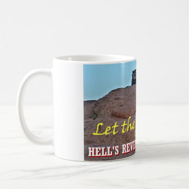Moon Over Machines Moab Utah Coffee Mug (Left)