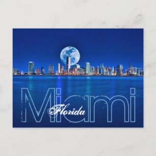 MOON OVER MIAMI. POSTCARD