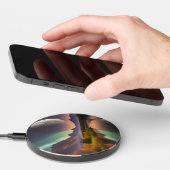 Moon over Mountain Landscape Wireless Charger (Hand)
