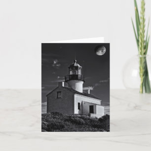 Moon over Point Loma Card