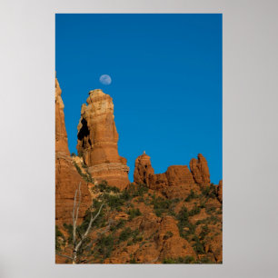 Moon Over Snoopy Rock 3946 Poster
