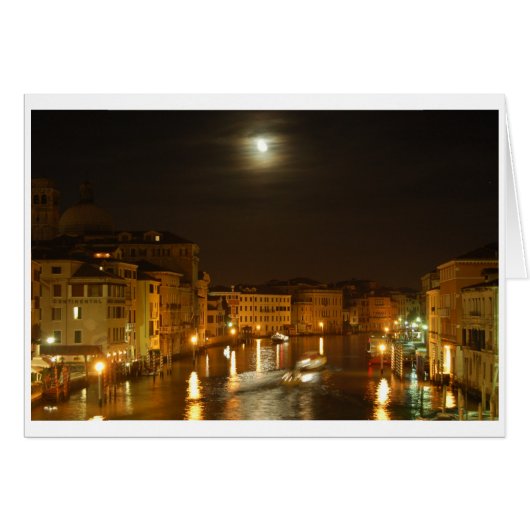 Moon Over Venice Cards (Front Horizontal)