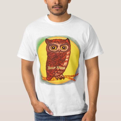 Moon Owl  T_Shirt