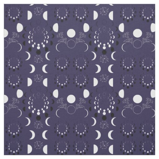 Moon Phase and Datura Fabric