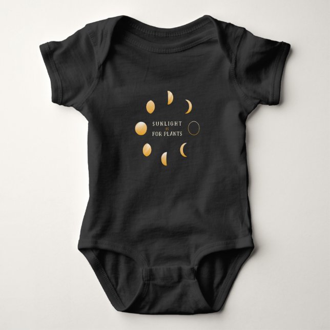Moon Phase Baby Bodysuit (Front)