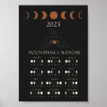 Moon Phase Calendar 2023 Wall Art<br><div class="desc">Beautiful Art makes the perfect Christmas gift for the new year to keep you in check with moon phases all year long! Perfect for that witch in your life.</div>