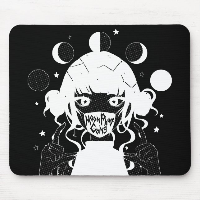 MOON PHASE GANG Mousepad (Front)