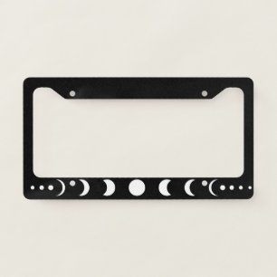 moon phase License Plate Frame funny