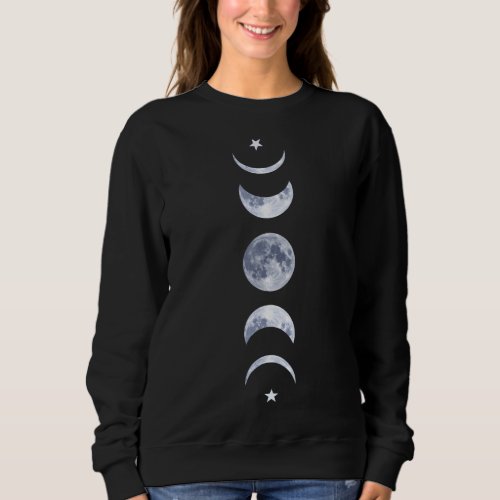 Moon Phase Lunar Cycle Astrology Celestial Astrono Sweatshirt
