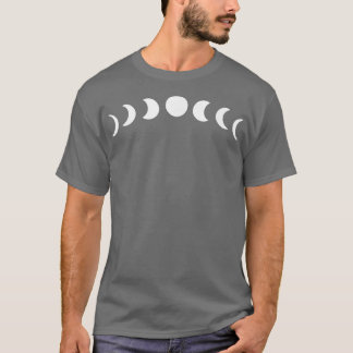 Moon Phase Pagan White Witch Chakra Yoga Gift  T-Shirt