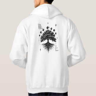 Moon Phase Tree Gothic Celestial Hoodie