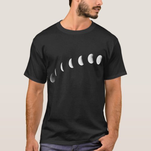 Moon Phase Watch Astronomer Astronomy T_Shirt