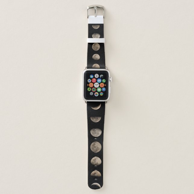 Moon phases apple watch band (Front)