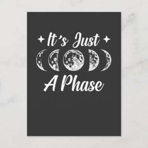 Moon Phases Astronomy Earth Solar System Planet Postcard