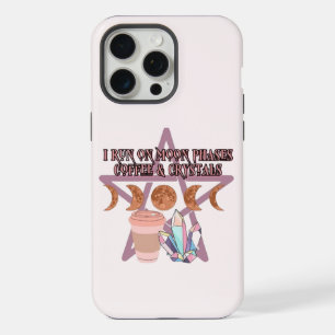 Moon Phases, Coffee, and Crystals iPhone 15 Pro Max Case