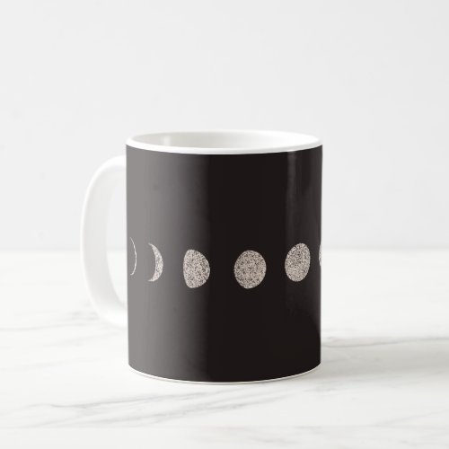 Moon phases coffee mug