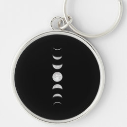 Moon Phases Cool Astronomy Keychain