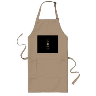 Moon Phases Cool Astronomy Long Apron