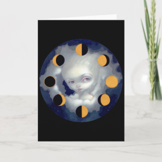 "Moon Phases" Greeting Card