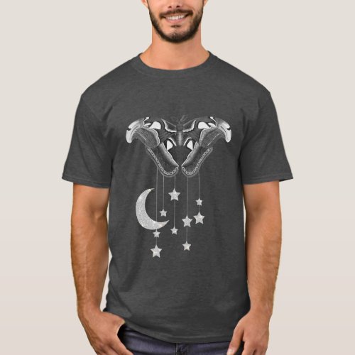 Moon Phases Luna Moth T_Shirt