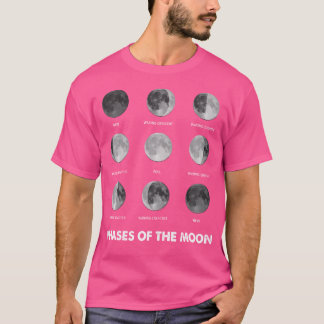 Moon Phases - Moon Cycle - Lunar Cycle - Lunar Ecl T-Shirt