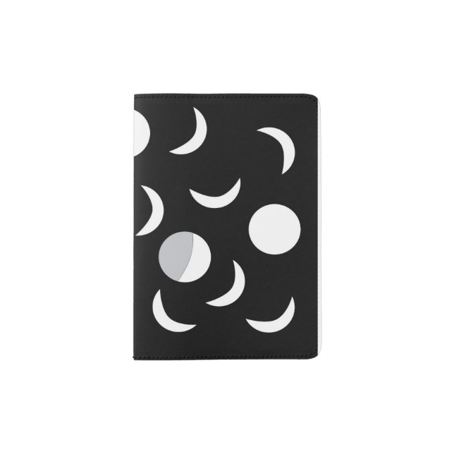 Moon Phases Passport Holder (Front)