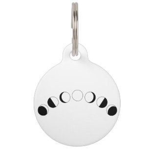 moon pet id tag