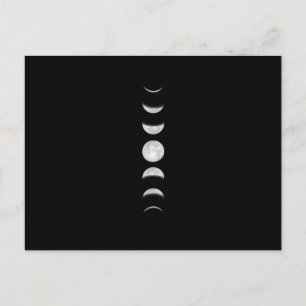 Moon Phases Postcard