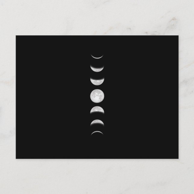 Moon Phases Postcard (Front)