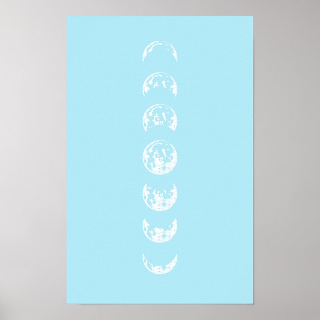 Moon Phases Wall Art (Front)