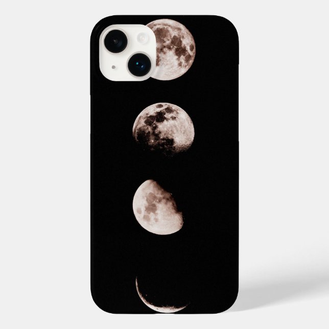 Moon Phases Wall Art – Celestial Home Decor Case-Mate iPhone Case (Back)