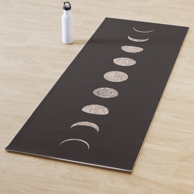 Moon phases yoga mat (In Situ)