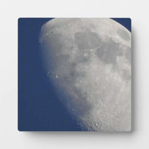 Moon Photo Close Up of Craters  Poster Plaque