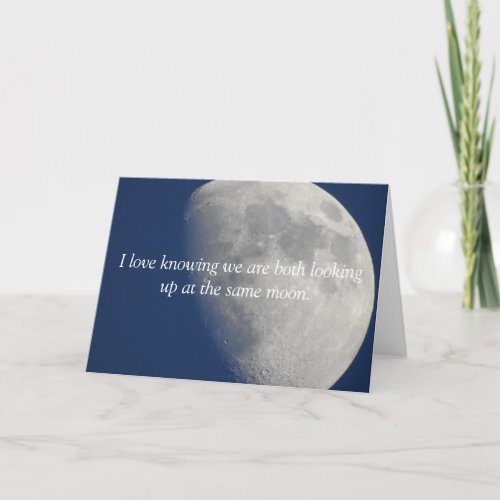  Moon Photography Romantic Missing You   Card