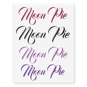 'Moon Pie' Tramp Stamp, Temporary Tattoos