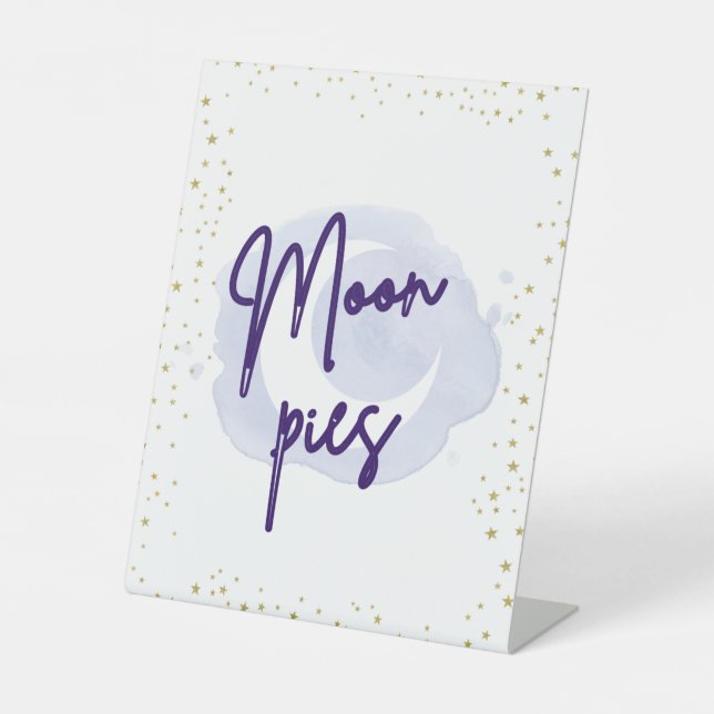 Moon Pies sign for Two the Moon Party (Front)